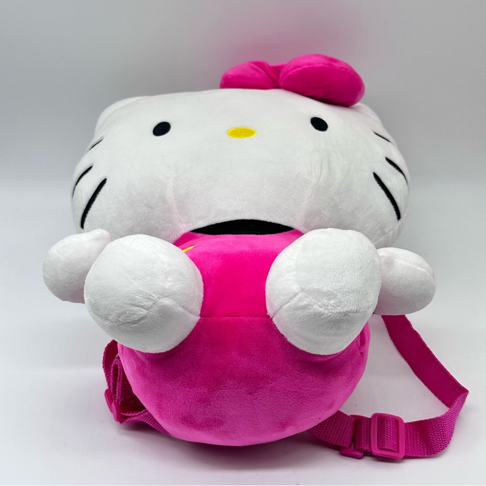 Hello Kitty 14-inch Sanrio Kid’s Women’s Plush Backpack - Picture 6 of 6